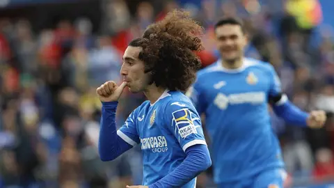 El centrocampista del Getafe, Marc Cucurella El centrocampista del Getafe, Marc Cucurella