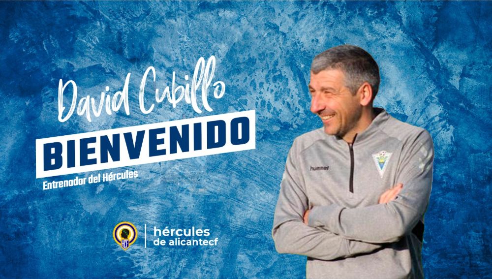 El Hércules anuncia el fichaje de David García Cubillo como nuevo entrenador