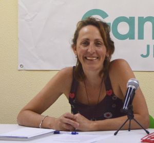 Ángeles -Kika- González, en rueda de prensa Ángeles -Kika- González, en rueda de prensa