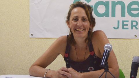 &Aacute;ngeles -Kika- Gonz&aacute;lez, en rueda de prensa