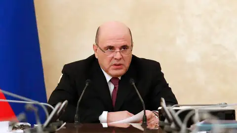 El primer ministro ruso, Mikhail Mishustin El primer ministro ruso, Mikhail Mishustin