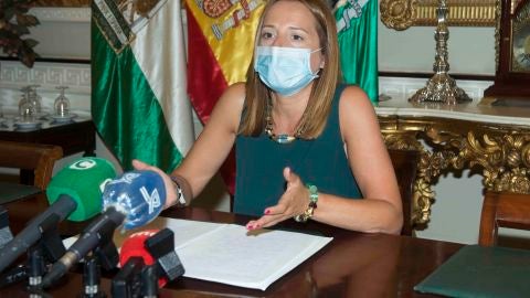 Ana Carrera, durante una rueda de prensa