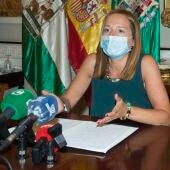 Ana Carrera, durante una rueda de prensa