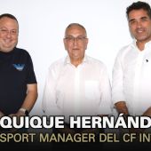 El Intercity presenta a Quique Hernández como director deportivo