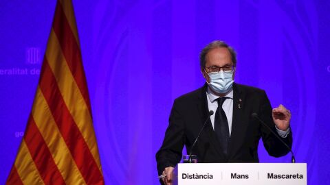El presidente de la Generalitat, Quim Torra