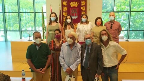 Instantes del fallo del Premio Alcarav&aacute;n