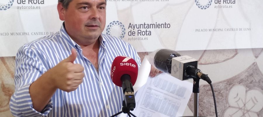 Daniel Manrique, portavoz del Gobierno de Rota Daniel Manrique, portavoz del Gobierno de Rota