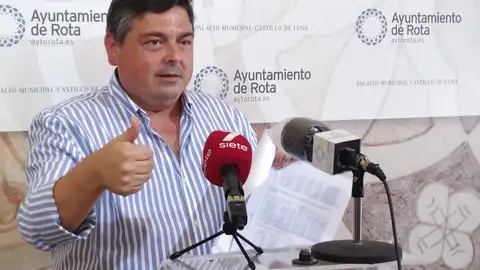 Daniel Manrique, portavoz del Gobierno de Rota Daniel Manrique, portavoz del Gobierno de Rota
