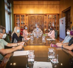 Junta de portavoces en el Ayuntamiento de Zaragoza Junta de portavoces en el Ayuntamiento de Zaragoza