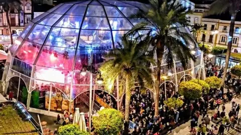 Carnaval de Mérida Carpa Plaza de España