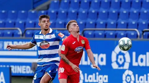 Imagen del Deportivo-Fuenlabrada en Segunda División. Imagen del Deportivo-Fuenlabrada en Segunda División.
