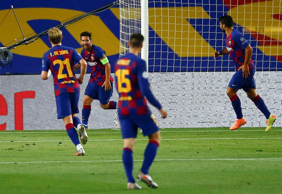 El Barcelona sella el pase a cuartos de final de la Champions tras tumbar al Nápoles en el Camp Nou El Barcelona sella el pase a cuartos de final de la Champions tras tumbar al Nápoles en el Camp Nou