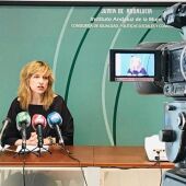 Ana Fidalgo en rueda de prensa