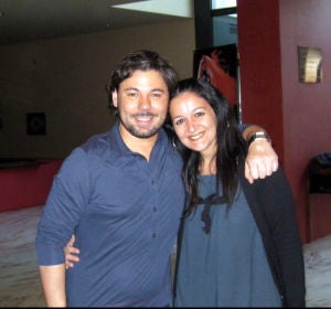 Miguel Poveda con Carmen Paúl Miguel Poveda con Carmen Paúl