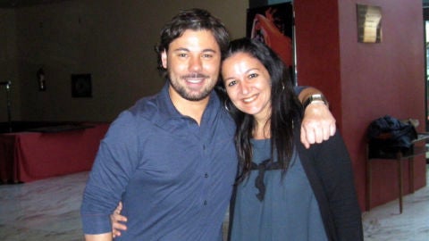 Miguel Poveda con Carmen Pa&uacute;l