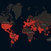Mapa mundial de contagios COVID19