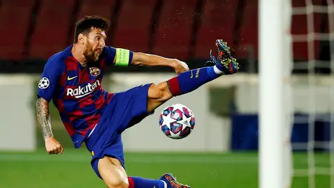 Lionel Messi, en una acción con el Barça Lionel Messi, en una acción con el Barça