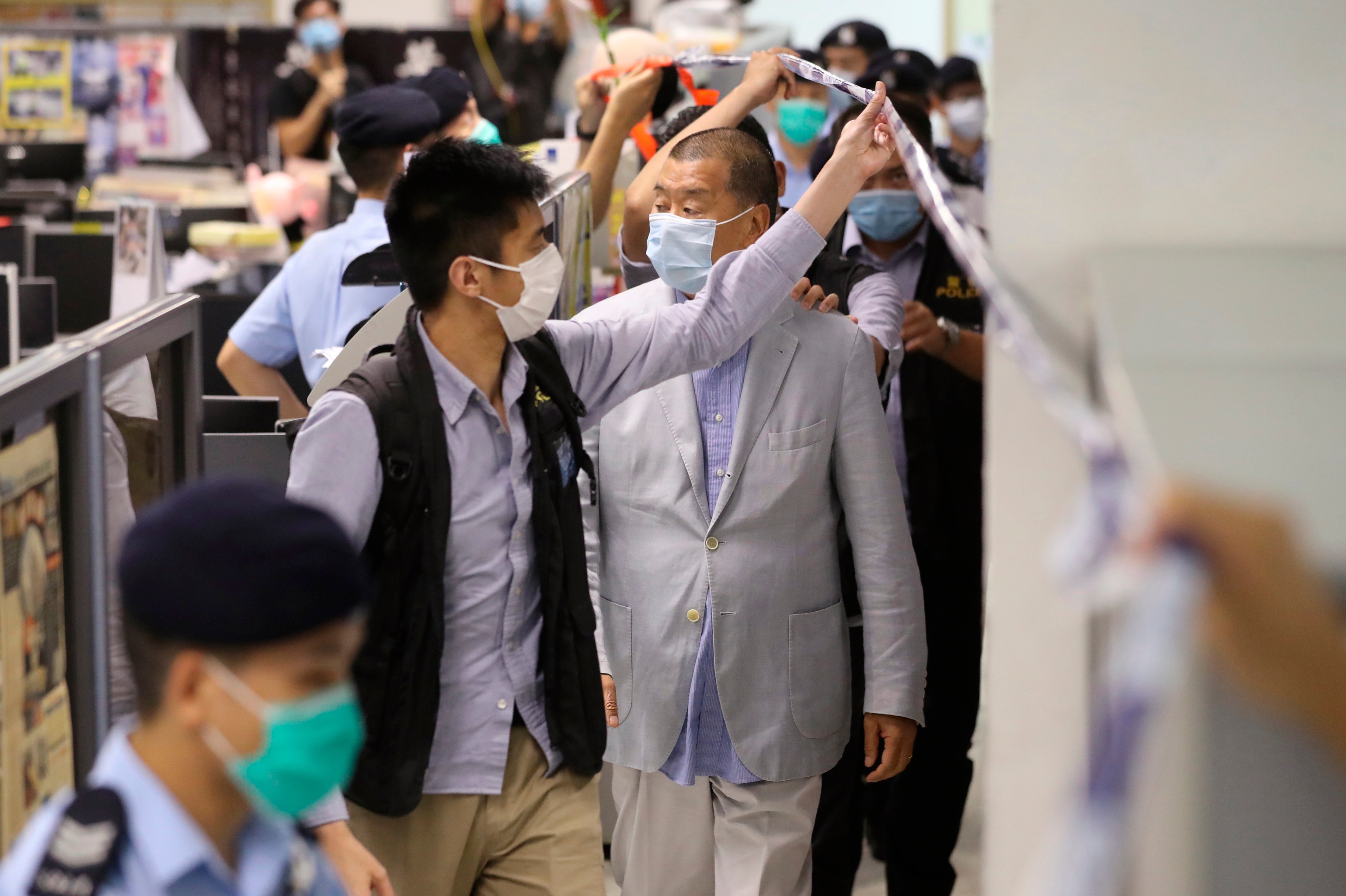 Detenido en Hong Kong el magnate de los medios Jimmy Lai por "conspiración" Detenido en Hong Kong el magnate de los medios Jimmy Lai por "conspiración"