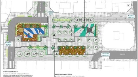 La reforma de la plaza de "Les Palmeretes" duplicar&aacute; su superficie peatonal