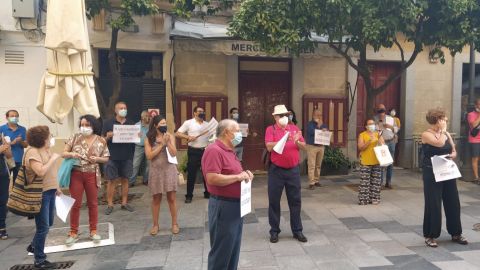 Instantes de la concentraci&oacute;n