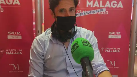 El actor Juan Diego Botto, durante su entrevista con Onda Cero en el Festival de Málaga El actor Juan Diego Botto, durante su entrevista con Onda Cero en el Festival de Málaga