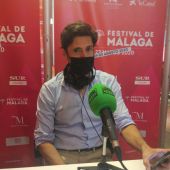 El actor Juan Diego Botto, durante su entrevista con Onda Cero en el Festival de Málaga