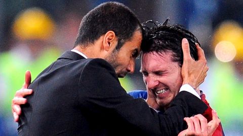 Guardiola, con Messi