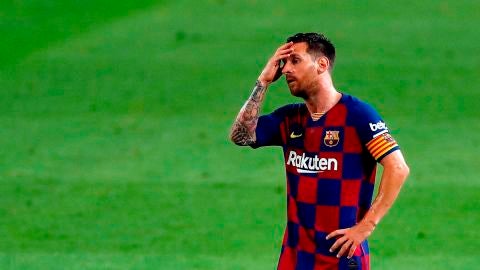 Messi, con el Bar&ccedil;a