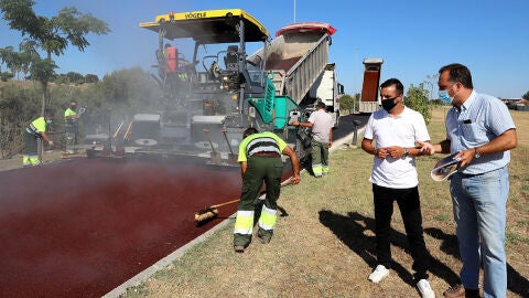 Inicio de la repavimentaci&oacute;n del per&iacute;metro
