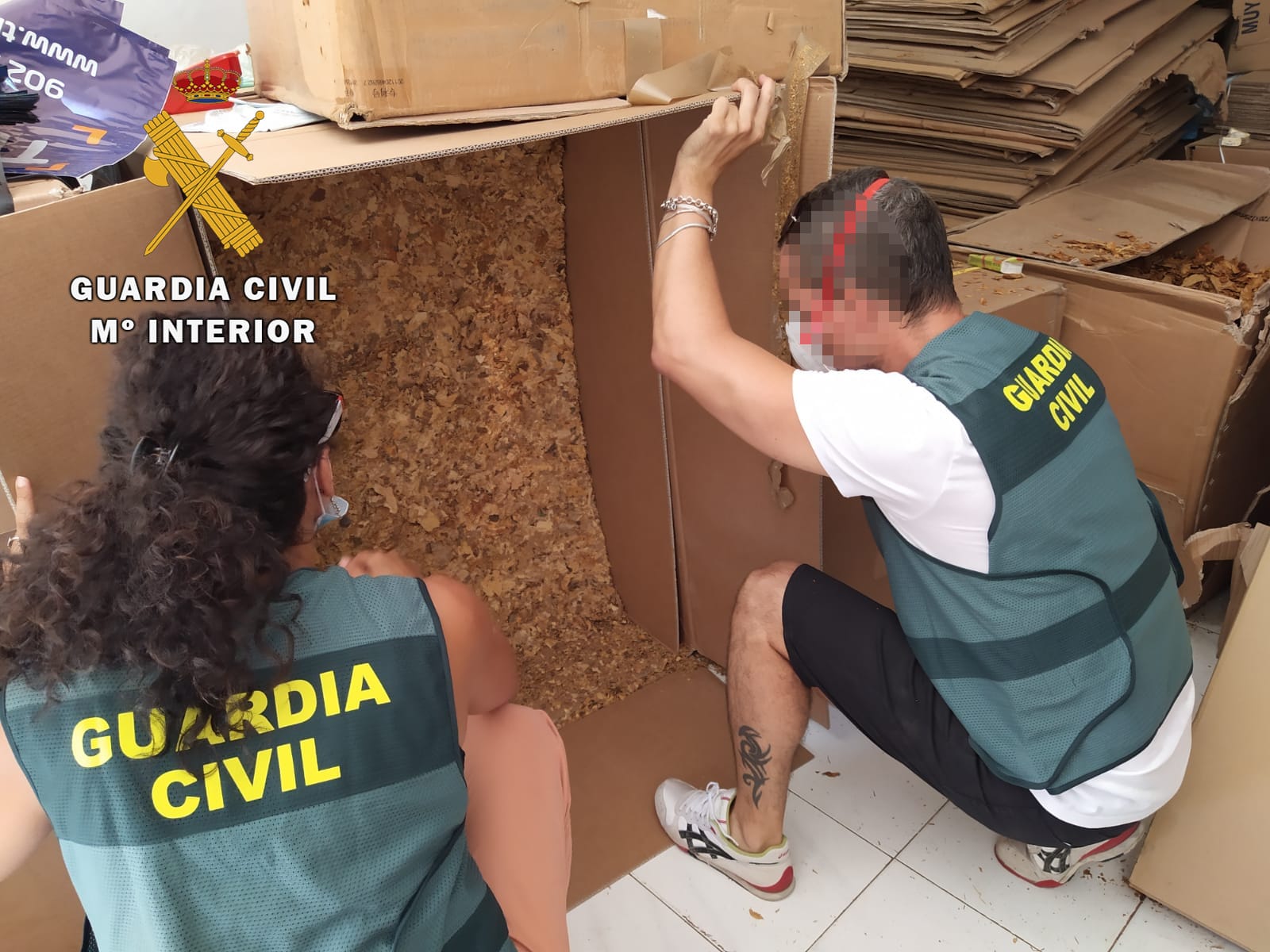 La Guardia Civil detiene a 12 personas implicadas en la distribución de picadura de tabaco ilegal en España y Portugal La Guardia Civil detiene a 12 personas implicadas en la distribución de picadura de tabaco ilegal en España y Portugal