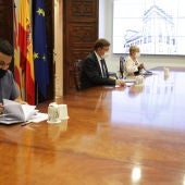 El president Ximo Puig ha presidido la reunión con los Departamentos de Sanidad y Educación.