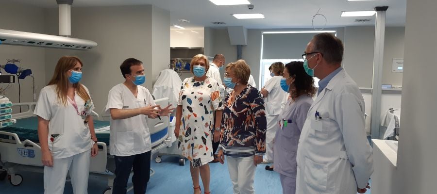 Ana Barceló en el Hospital General Ana Barceló en el Hospital General