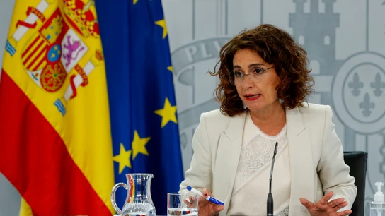 María Jesús Montero durante la rueda de prensa posterior al Consejo de Ministros María Jesús Montero durante la rueda de prensa posterior al Consejo de Ministros