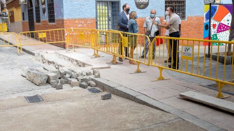 Obras de accesibilidad en el Barrio de La Magdalena de Zaragoza