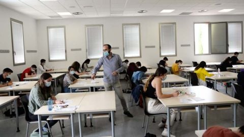 Hoy han comenzado las pruebas de la EvAU de septiembre en la Universidad de CLM