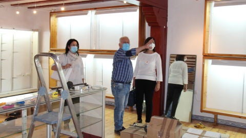 Visita a las obras