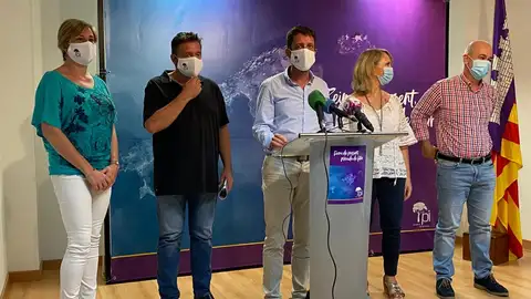 El presidente de Proposta per les Illes, Antoni Amengual, en una rueda de prensa El presidente de Proposta per les Illes, Antoni Amengual, en una rueda de prensa