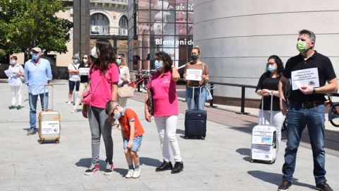 Protesta de las agencias de viajes