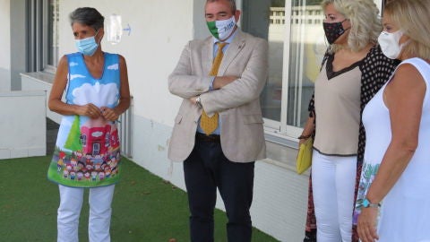 Miguel Andreu durante la inauguraci&oacute;n del curso de infantil en San Fernando