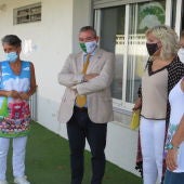 Miguel Andreu durante la inauguración del curso de infantil en San Fernando