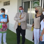 Miguel Andreu durante la inauguración del curso de infantil en San Fernando Miguel Andreu durante la inauguración del curso de infantil en San Fernando