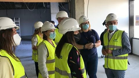 Visita a las obras del CFA de El Barco