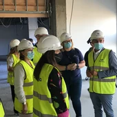 Visita a las obras del CFA de El Barco Visita a las obras del CFA de El Barco