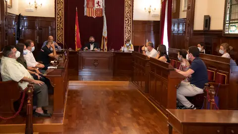 Pleno en la Diputación. Pleno en la Diputación.