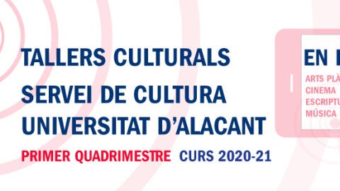 cartel anunciador de los talleres