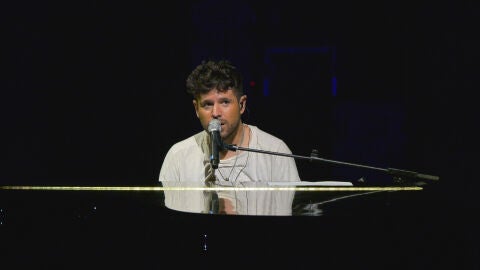 Pablo L&oacute;pez durante su concierto en el festival Starlite de Marbella