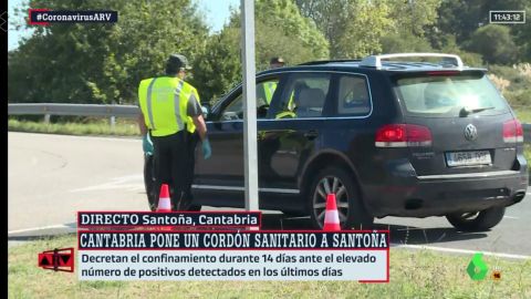 Cantabria pone un cord&oacute;n sanitario a Santo&ntilde;a