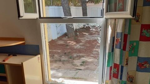 Los ladrones accedieron por la ventana de la guardería