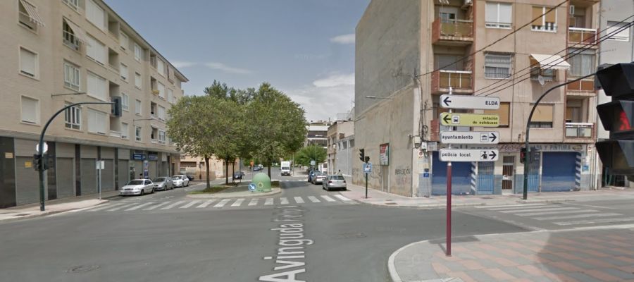 Avenida Felipe V de Petrer. Avenida Felipe V de Petrer.