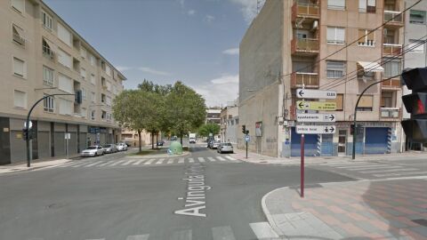 Avenida Felipe V de Petrer.